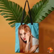 Сумка-шоппер с принтом k-pop BLACKPINK Розэ