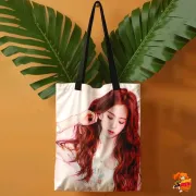 Сумка-шоппер с принтом k-pop BLACKPINK Джису