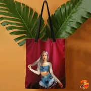 Сумка-шоппер с принтом k-pop BLACKPINK Розэ