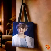 Сумка-шоппер с принтом k-pop BTS Мин Юнги
