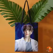 Сумка-шоппер с принтом k-pop BTS Мин Юнги
