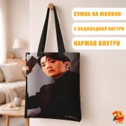 Сумка-шоппер с принтом k-pop BTS Джей-Хоуп