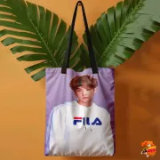 Сумка-шоппер с принтом k-pop BTS Мин Юнги