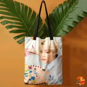 Сумка-шоппер с принтом k-pop BTS Чимин