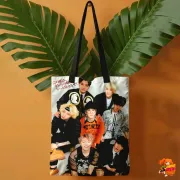 Сумка-шоппер с принтом k-pop Block B