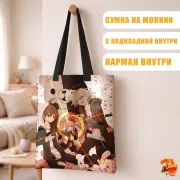 Сумка-шоппер с принтом Danganronpa