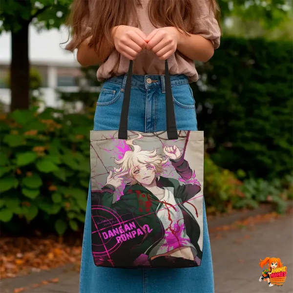 Сумка-шоппер с принтом Danganronpa Нагито Комаэда Сумка-шоппер с принтом Danganronpa Нагито Комаэда