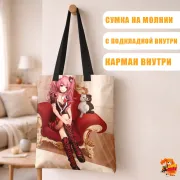 Сумка-шоппер с принтом Danganronpa Джунко Эношима