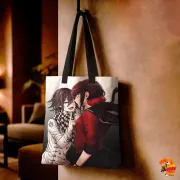 Сумка-шоппер с принтом Danganronpa Кокичи Ома и Маки Харукава