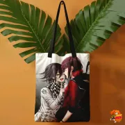 Сумка-шоппер с принтом Danganronpa Кокичи Ома и Маки Харукава
