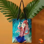 Сумка-шоппер с принтом Doki Doki Literature Club! Моника