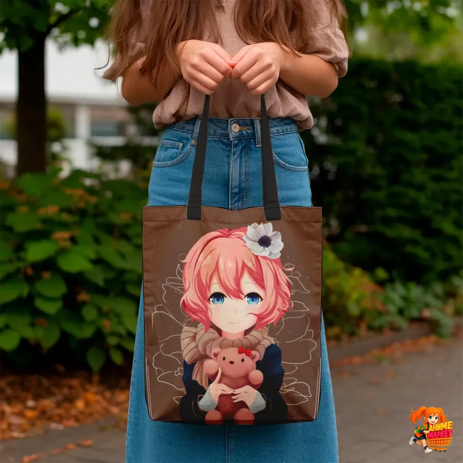 Сумка-шоппер с принтом Doki Doki Literature Club! Сайори