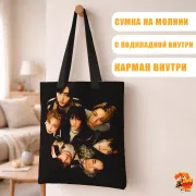 Сумка-шоппер с принтом k-pop Enhypen