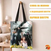 Сумка-шоппер с принтом Final Fantasy