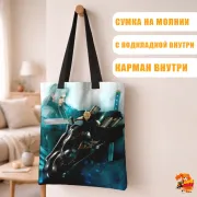 Сумка-шоппер с принтом Final Fantasy Клауд Страйф и Сефирот