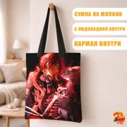 Сумка-шоппер с принтом Genshin Impact Дилюк