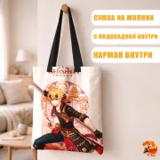 Сумка-шоппер с принтом Genshin Impact Тома