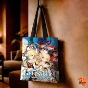 Сумка-шоппер с принтом Genshin Impact