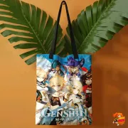 Сумка-шоппер с принтом Genshin Impact