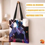 Сумка-шоппер с принтом Genshin Impact Дотторе