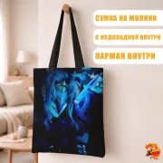 Сумка-шоппер с принтом Genshin Impact Дотторе