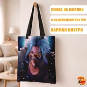 Сумка-шоппер с принтом Genshin Impact Дотторе