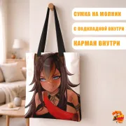 Сумка-шоппер с принтом Genshin Impact Дэхья