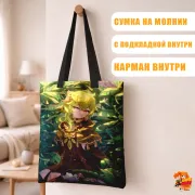 Сумка-шоппер с принтом Genshin Impact Коллеи