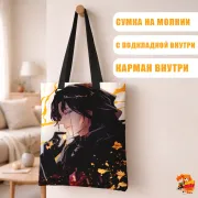 Сумка-шоппер с принтом Genshin Impact Панталоне