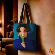 Сумка-шоппер с принтом k-pop Got7 Ким Югём