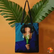 Сумка-шоппер с принтом k-pop Got7 Ким Югём