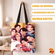 Сумка-шоппер с принтом k-pop Got7