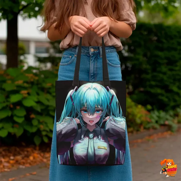 Сумка-шоппер с принтом Hatsune Miku Хацунэ Мику Сумка-шоппер с принтом Hatsune Miku Хацунэ Мику