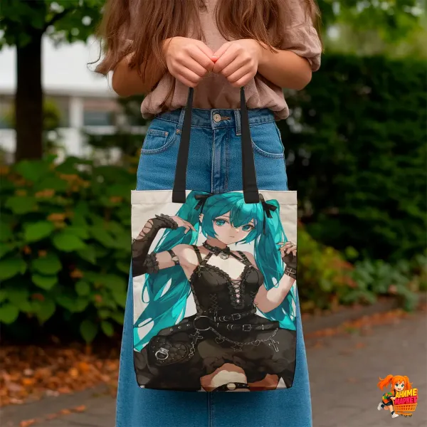 Сумка-шоппер с принтом Hatsune Miku Хацунэ Мику Сумка-шоппер с принтом Hatsune Miku Хацунэ Мику