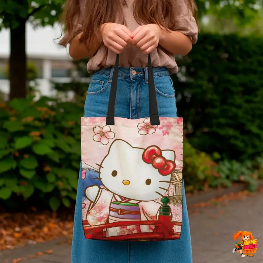 Сумка-шоппер с принтом Hello Kitty