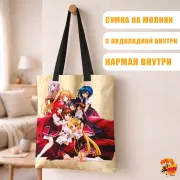 Сумка-шоппер с принтом High School DxD