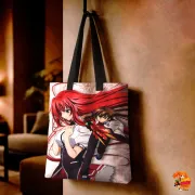 Сумка-шоппер с принтом High School DxD Риас Гремори и Иссэй Хёдо