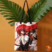 Сумка-шоппер с принтом High School DxD Риас Гремори и Иссэй Хёдо