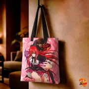Сумка-шоппер с принтом High School DxD Риас Гремори и Иссэй Хёдо