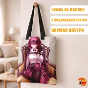 Сумка-шоппер с принтом Honkai: Star Rail Хонкай Стар Рейл Кафка