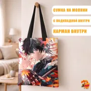 Сумка-шоппер с принтом Honkai: Star Rail Хонкай Стар Рейл Дань Хэн