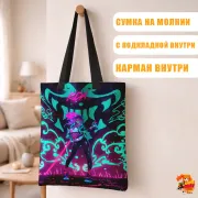 Сумка-шоппер с принтом K/DA Акали