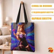 Сумка-шоппер с принтом K/DA Ари