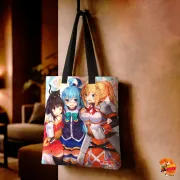 Сумка-шоппер с принтом Konosuba Коносуба