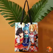 Сумка-шоппер с принтом Konosuba Коносуба