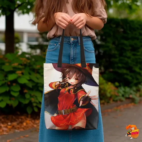 Сумка-шоппер с принтом Konosuba Коносуба Мегумин Сумка-шоппер с принтом Konosuba Коносуба Мегумин