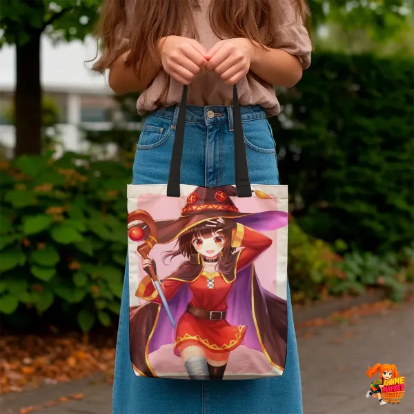 Сумка-шоппер с принтом Konosuba Коносуба Мегумин Сумка-шоппер с принтом Konosuba Коносуба Мегумин