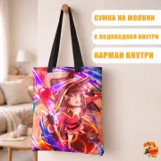 Сумка-шоппер с принтом Konosuba Коносуба Мегумин