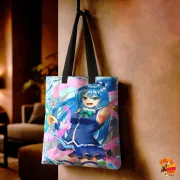 Сумка-шоппер с принтом Konosuba Коносуба Аква