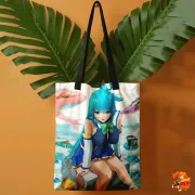Сумка-шоппер с принтом Konosuba Коносуба Аква